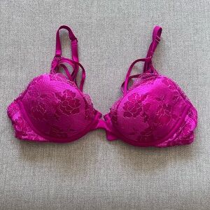 Victoria’s Secret Hot Pink Lace Bra